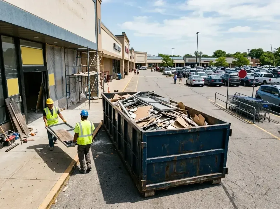 retail-store-renovation-debris-003 — frequently asked questions, Roll-off Dumpster Rentals in Towson, MD